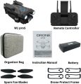 Pro S UAV Drone with 4K Camera, Folding Aerial Photography Drone Brushless Motor Mobile Phone Control Multiple Flight Modes 360° Obstacle Avoidance RC Quadcopter Headless Mode.. 