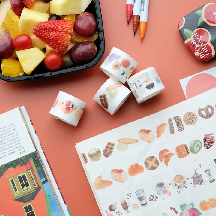 %E3%80%90A%20village%20Store%E3%80%91Autumn%20Leaves%20Coffee%20Bread%20Plants%20Journal%20Washi%20Tape%20Adhesive%20Tape%20DIY%20Sticker%20Label%20Masking%20Tape%20-%20Image%204