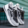 Men's Shoes Summer Breathable Trendy Wild Running Men's Casual Sports Mesh Shoes Men's White Daddy Shoes.