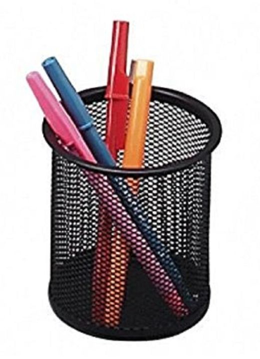 Metal%20Pen%20Holder%20Mesh%20Pencil%20Holder%20Desk%20Organizer%20For%20Office%20&%20Home%20Color-%20%20Black%20(2%20pcs)%20-%20Image%202