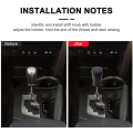 Leather Gear Shift Knob Cover for 4 B. 