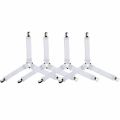 Bed Sheet Holder Adjustable Elastic 12 Clips Fixed Holder Mattress Clip Fasteners Cover Blankets Grippers Fixing Non-Slip Strap. 