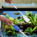 Aquarium Clean Siphon Vacuum Water Change Gravel Cleaner Fish Tank Pump Filter 143cm. 