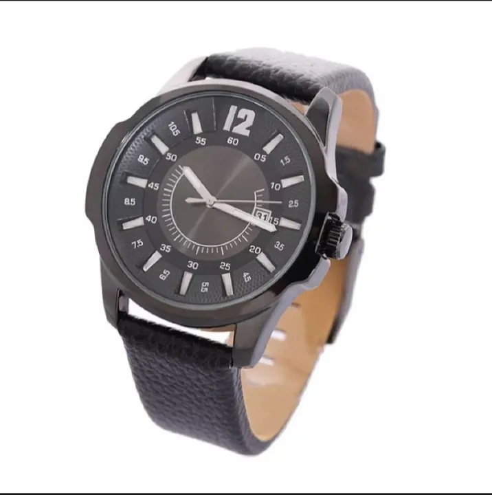 Chocolate%20Leather%20Wrist%20Watch%20for%20Men%20-%20Image%203