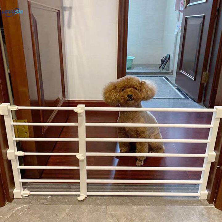 Expandable%20Gate%20Protector%20Barrier%20Retractable%20Dog%20Gate%20for%20Indoor%20Hall%20House%2039to60cmx36cm%20Black%20-%20Image%203