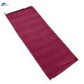 Soft Fleece Sleeping Bag Liner Business Backpacking Thermal Camping Blanket Deep Red. 