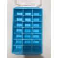 Plastic Alpine 21 Ice Cuber Tray With Transparent Lid - 25cm (2 pieces).