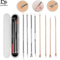 4PCS Acne Needle Set Black Dots Pimple Blackhead Remover Comedone Extractor Pore Cleaner Face Cleaning Tools Skin Care Products KKhao. 