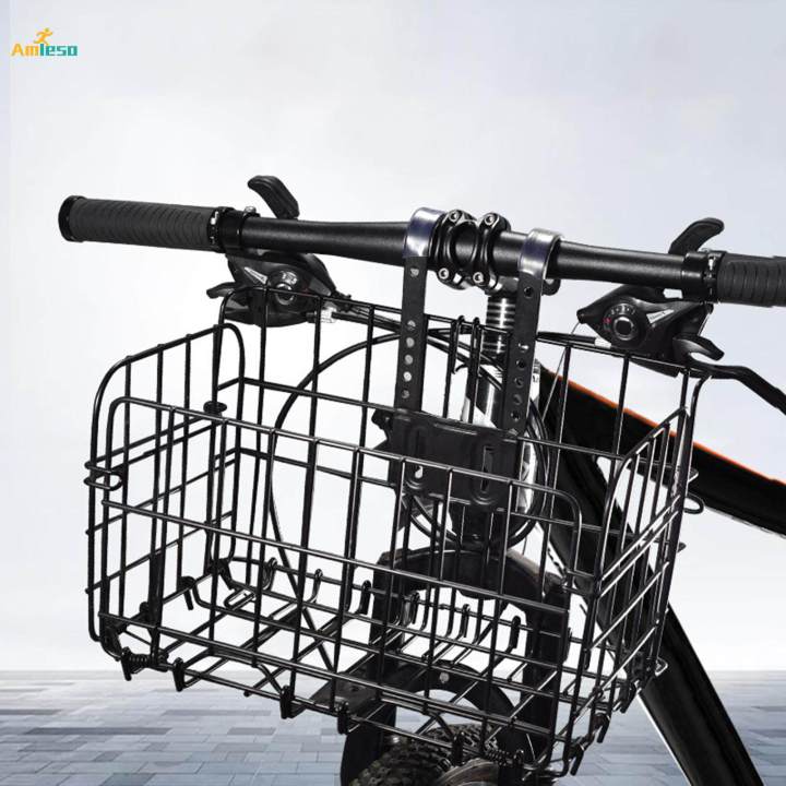 Folding%20Bike%20Front%20Basket%20Bike%20Wire%20Basket%20with%20Handles,%20Easy%20Installation%20on%20Front%20Handlebar%20for%20Bike%20Accessories%20Frame%20Basket%20Bag%20Cargo%20Rack%20-%20Image%206
