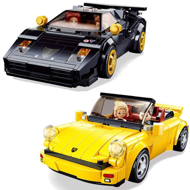 SLUBAN®Building Blocks Kit for Girls -Open Topped Car
