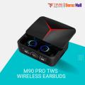 M90 Pro TWS Earphones HD Voice Noise Cancelling Earbuds. 