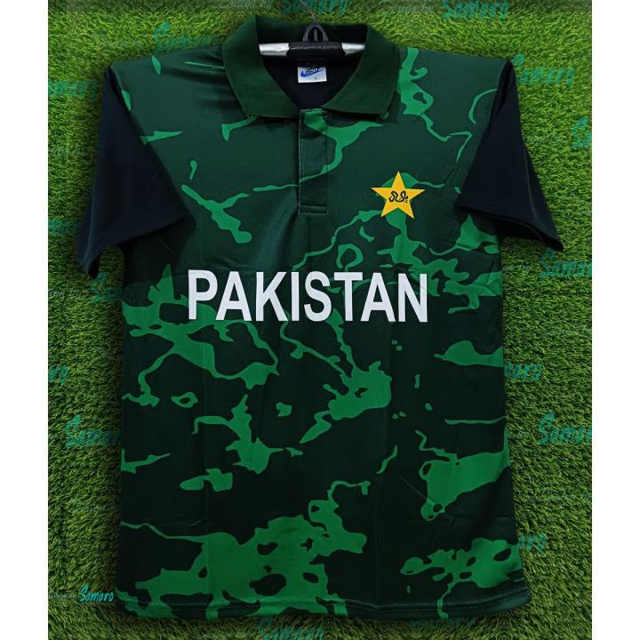 Pakistan Short Sleeve Polo Jersey For - Pakistan Cricket Jersey