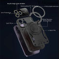 New Phone Case For ZTE Blade V50 Smart V50 Design Cover Car Foldable Metal Bracket Sliding Camera Protection Hard Shockproof for ZTE Blade V50 Design V50 Smart Case. 