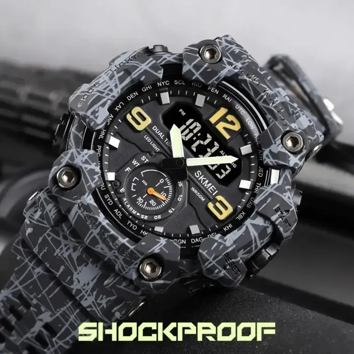 SKMEI%201637%20Dual%20Movement%203%20Time%20Sport%20Wristwatch%20Mens%20Waterproof%20Electronic%20Watches%20montre%20homme%20Shockproof%20Digital%20Men%20Watch%20-%20Image%204
