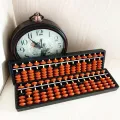 （New）1 Pc 15 File 5 Bead Abacu Math Buine Chinee Abacu Educational Toy Kid Aid. 