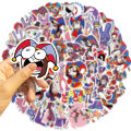 56pcs DIY Waterproof Sticker Funny Cartoon The Amazing Digital Circus Stickers brave. 