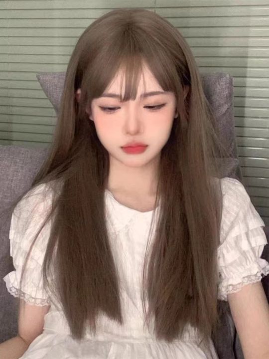 Qi%20Bangs%20Internet%20Celebrity%20Pure%20Desire%20Style%20Black%20Long%20Straight%20Hair%20Natural%20Wig%20Female%20Full-Head%20Wig%20White%20Gold%20Color%20Wig%20Long%20Straight%20Hair%20Barbie%20-%20Image%207