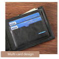 Stylish Retro Men'S Wallet Slim  Versatile Men'S Pu Leather Wallet Sleek Men'S Short Wallet for  Use Travel Accessory Business Essential Gift For Men Suitable For All Occasions. 