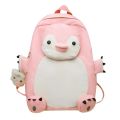 Women's Backpack Large Female Rucksack Backpacks for School Teenagers Girls 2023 Cute Cartoon Penguin Student Korean Bagpack. 