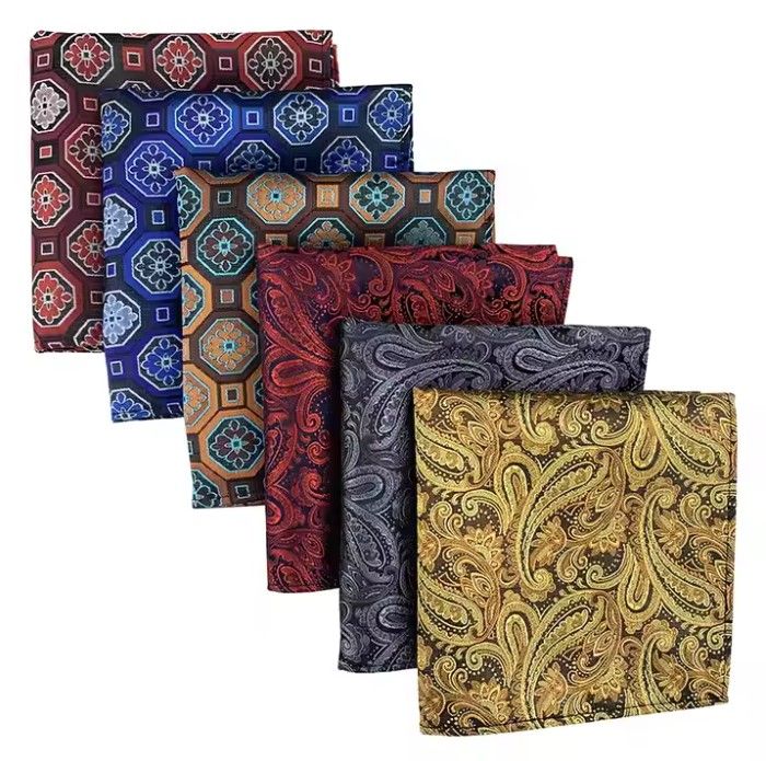 Luxury%201Pcs%20Rumal%20Paisley%20Silk%2023x23cm%20Hankies%20Men's%20Pocket%20Square%20Handkerchiefs%20For%20Men%20Suit%20Wedding%20Party%20Suit%20Accessories%20-%20Image%202