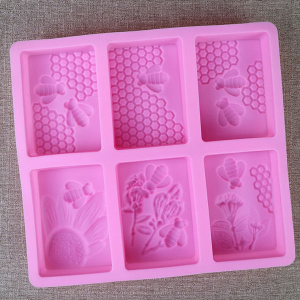 Silicone Soap Mold for Honey Bee Handmade soap