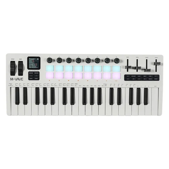 37 PRO Keyboard 37 Key 3.5mm MIDI 16 RGB | Daraz.com.bd