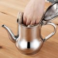 Stainless Steel Oil Container Large Capacity Practical Sauce Vinegar Water Storage Kitchen Dispenser Bottle.