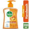 Dettol Handwash Re-Energize 200ml Pump, pH-Balanced Liquid Soap. 