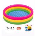 Baby Bath Tub, Baby Swimming Pool with Pumper (24 X8.5inch) - Multicolor. 