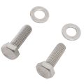 Outboard Water Pump Impeller Screws Water Pump Impeller Repair Kit Hexagonal Head 2PCS Perfect Fit for Replacement. 