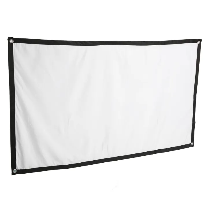 Projector%20Movie%20Screen,%20Flexible%20Projection%20Screen%20Cloth%20100%20Inch%20HD%20180%20Degree%20Viewing%20Angle%20for%20Video%20for%20Outdoor%20-%20Image%204