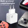 GaN 45W Fast USB Charger Type C Quick Charging Wall Charger For Samsung Xiaomi iPhone Vivo Oppo Realme Mobile Phone Adapter.