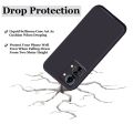 OnePlus Nord 2T, Slim Fit Silky And Soft Touch Finish Silicone Matte Finish TPU - Black (With Logo). 