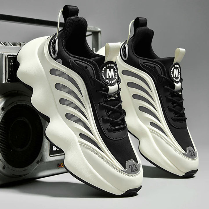 【selevn roind】 Men shoes Sneakers Male tenis Luxury shoes Mens casual Shoes Trainer Race Breathable Shoes fashion loafers running Shoes for men