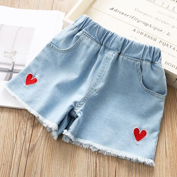 New%20Summer%20Girls%20Jeans%20Shorts%20Kids%20Clothes%20Baby%20Girl%20Cotton%20Heart%20Embroidery%20Bear%20Denim%20Short%20Korean%20Toddler%20Casual%20Pants%202-8Y%20-%20Image%204