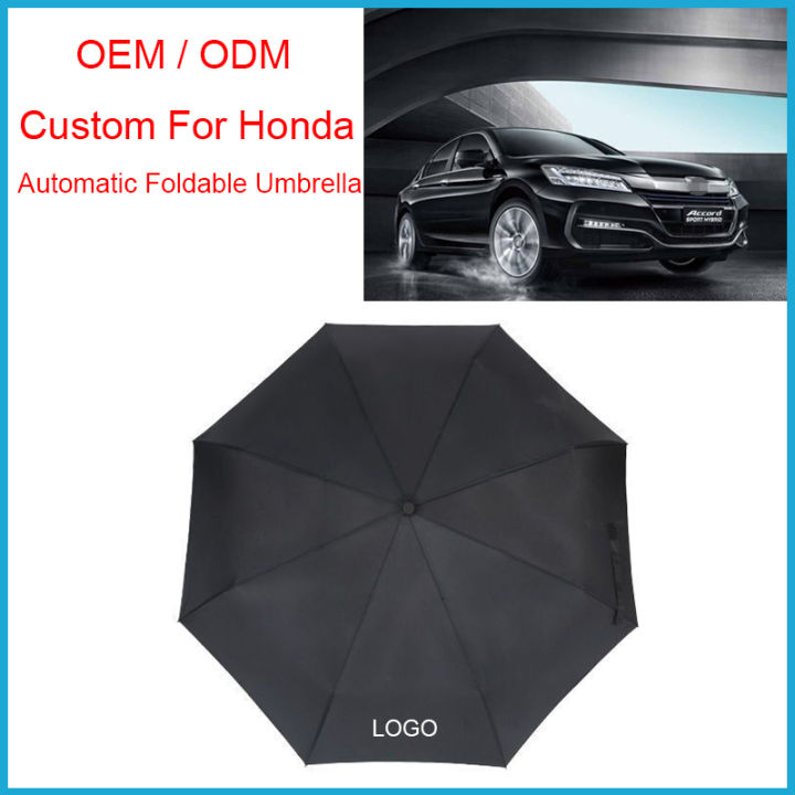 Fully Automatic Folding Umbrella Portable For Honda Civic Accord CRV Hrv Jazz Fit Freed MPV Odyssey Rainproof Sun Mini Umbrella