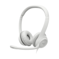 Logitech H390 USB White Computer Headphone. 