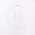 Bohemian Geometric Pendant Necklace Earrings Set for Women Simple Rose   Clavicle Chain Lady Jewelry Gift 19752. 