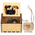 Hot Wooden 3d Printed Music Box Antique Carved Music Box Friends Theme Music Box Birthday. 