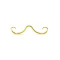 Septum Mustache Ring Body Piercing Jewelry for Women Men 14G 16G 316L Surgical Steel Nose Stud. 