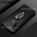 Casinglee For Infinix Hot 11S Case Soft matte full Protector Shockproof Car Magnetic Holder Ring Phone Cover Infinix Hot 11S Phone cases For girls and Boys. 