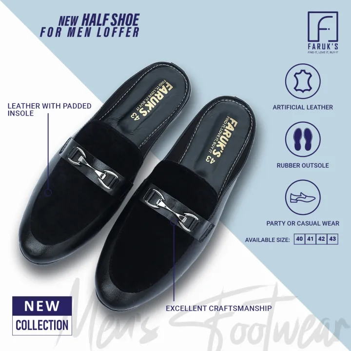 New%20Collection%20Flat%20Casual%20Half%20Shoe%20Loafer%20for%20Men%20-Loffer%20-%20Image%203