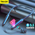 Timack® Bluetooth Earphones Hanging Neck In-ear Bluetooth Headset 5.2 TWS Wireless Earbuds HiFi Stereo Super Bass Sports Waterproof Neckband Magnetic 12Hrs Playtime, Noise Reduction Headphones With Microphone.