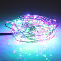 Decor Living SOLMORE LED Copper Wire LED String Fairy Lights Lamp  6M DC12v 120 led for Christmas/ Party/ BBQ/ Wedding Any Other Holiday Decorations  US Power + Remote. 