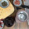 Mini Electric Blender Coffee Bean Chopper Superfine Powder Grinding Machine Milling Cereals Spices Electric Coffee Grinder Dry Mill Kitchen Grinder Blender Kitchen.