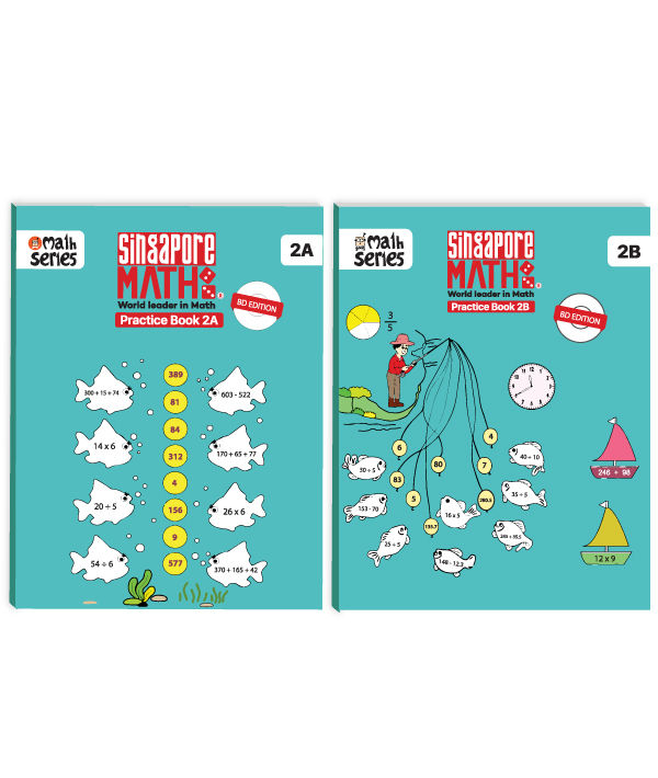 Singapore Math Practice Book Level 2 Full (2A, 2B) | Daraz.com.bd