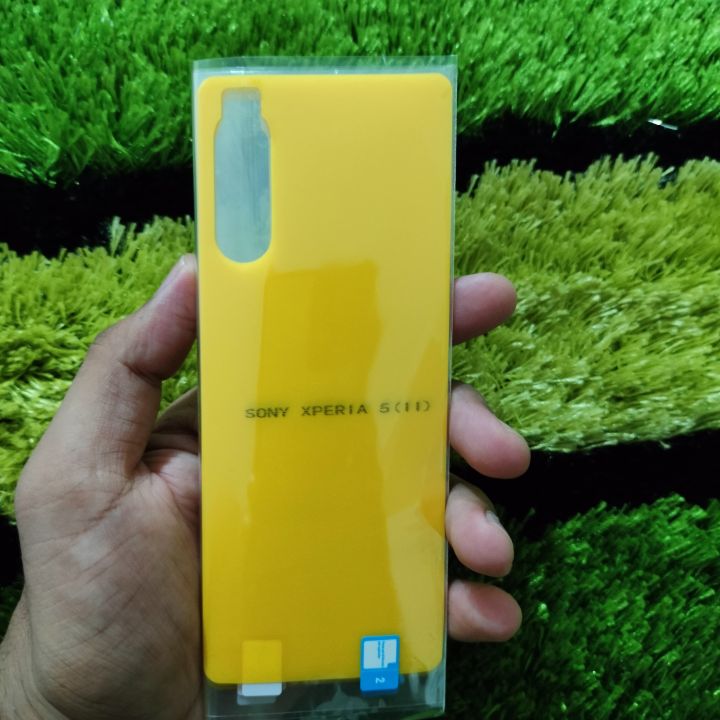 【Limited-time offer】For ony Xperia 5 Mark 2 Back Poly Tranparent Back ide Jell Poly ticker 5Mark2 ony Xperia 5 II