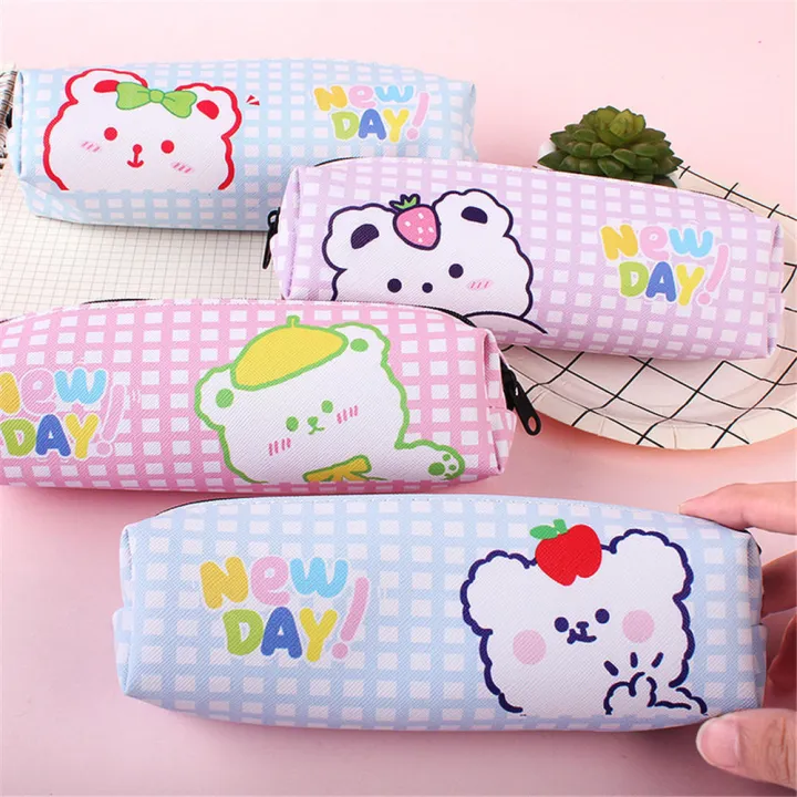 material%20Cartoon%20pen%20bag%20Portable%20Large%20size%20Cartoon%20design%20Cute%20bear%20stationery%20box%20Zipper%20closure%20Creative%20zipper%20pencil%20bag%20for%20School%20supplies%20Office%20organization%20Students%20Stationery%20storage%20Gift%20-%20Image%203