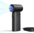 JisuLife Handheld Fan Life9 Silent Turbo Fan 5000mAh Battery 18H Max Cooling Time with 5 Speeds.