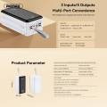 Remax RPP-291 80000mAh Big Capacity PD & QC Super Fast Charging Supported Camping Power Bank - White. 